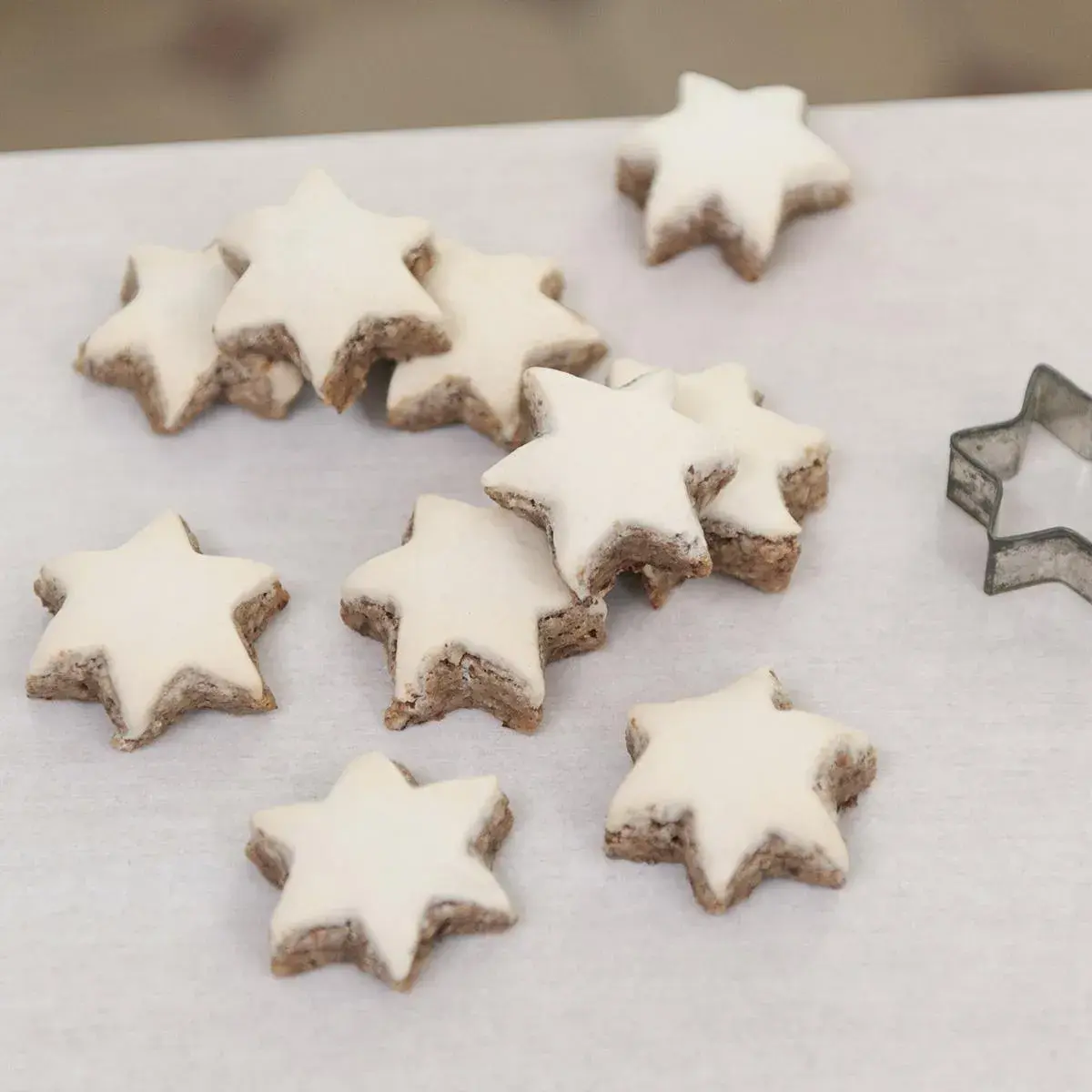 Zimtsterne Weihnachten Backen